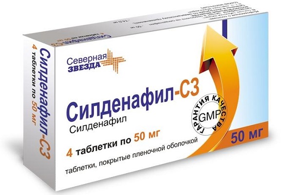 Силденафил С3 инструкция по применению, состав, показания и цена