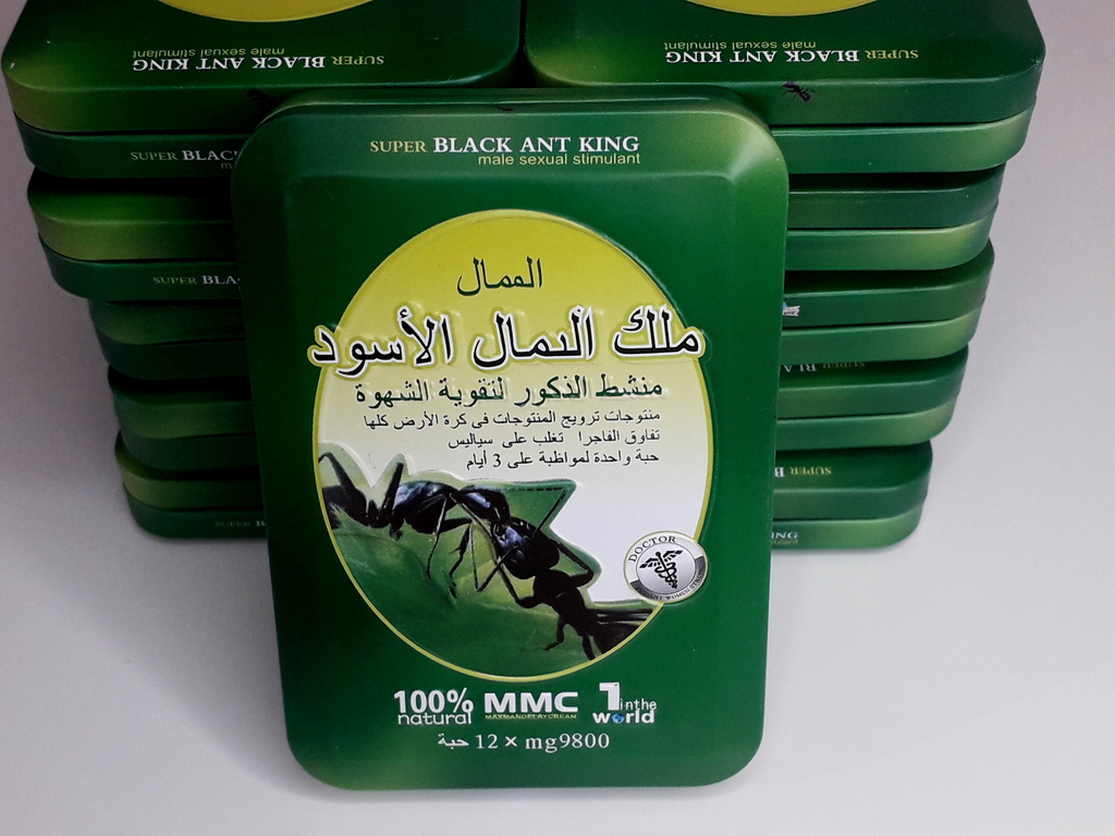 Черный королевский муравей, Black Ant King, 10 таблеток, мужской.