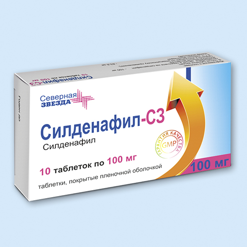 Силденафил С3 инструкция по применению, состав, показания и цена